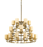 60"W Montecito Ritz 24 Lt Chandelier