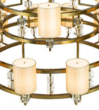 60"W Montecito Ritz 24 Lt Chandelier