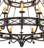 72"W Gina 24 Lt Chandelier