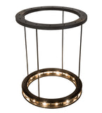 49"W Alva Cilindro Contemporary Glam Pendant