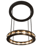 49"W Alva Cilindro Contemporary Glam Pendant