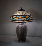 23"H Tiffany Acorn Rustic Lodge Table Lamp