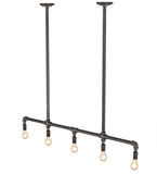 48"W Alva Conduttura Industrial Island Pendant