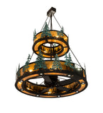 55"W Tall Pines W/Up and Downlights Chandel-Air Fan