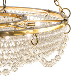 43"W Sardinia Glam Chandelier
