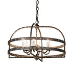 22"W Aldari 6 Lt Chandelier