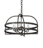 22"W Aldari 6 Lt Chandelier