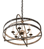 22"W Aldari 6 Lt Chandelier