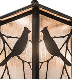 9"Sq Seneca Song Bird Outdoor Pendant