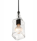 3.25"W Bourbon Bottle Mini Pendant