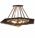 39.5"W Sonoma Southwest Semi-Flush Mount
