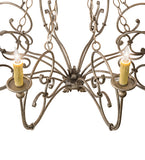 42"W Rachelle 8 Lt Chandelier