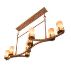 52"L Cero 8 Lt Oblong Chandelier