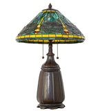25"H Tiffany Dragonfly Table Lamp