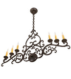 36"L Meredith Oblong Victorian Chandelier