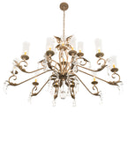 62"L Windsor 14 Lt  Victorian Oblong Chandelier