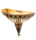 18"W Fleur-de-lis Wall Sconce