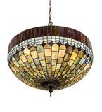 22"W Tiffany Candice Inverted Pendant