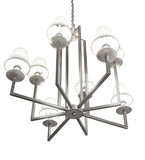 43"W Porte Tournante 8 Lt Chandelier