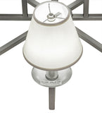 43"W Porte Tournante 8 Lt Chandelier
