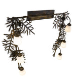 40"H X 40"W Pine Branch 6 Lt Lodge Vanity Light