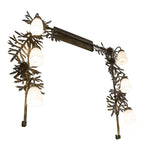 40"H X 40"W Pine Branch 6 Lt Lodge Vanity Light