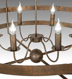 48"W Aldari 6 Lt Modern Chandelier