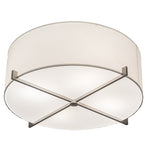 24"W Cilindro Structure Modern Pendant