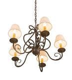 24"W Jenna 5 Lt Victorian Chandelier