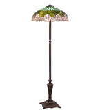 64"H Tiffany Cabbage Rose Floor Lamp