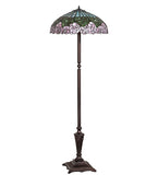 64"H Tiffany Cabbage Rose Floor Lamp