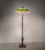 64"H Tiffany Cabbage Rose Floor Lamp