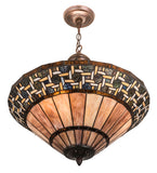 20"W Ilona Tiffany Inverted Pendant