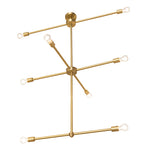 44"L Pronograde Jack 8 Lt Oblong Chandelier