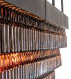 144"L Beer Garden Contemporary Chandelier