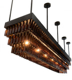 144"L Beer Garden Contemporary Chandelier