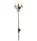 16"W Palmira 3 Lt Wall Sconce