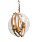 11"W Bola Cupla Pendant