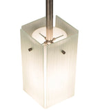 5"W Metro Frosty Rain Quadrato Modern Pendant