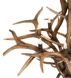 59"W Antlers Elk 8 Lt Chandelier