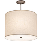 24"W Cilindro Textrene Pendant