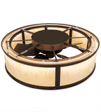 36"W Smythe Craftsman LED Chandel-Air Ceiling Fan