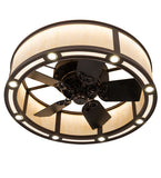 36"W Smythe Craftsman LED Chandel-Air Ceiling Fan