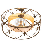 36"W Penelope 6 Lt Deco Pendant