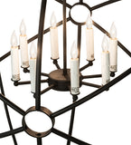 60"W Atom Enerjisi 8 Lt Chandelier