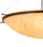 67"W Lucus Earth Marble Inverted Pendant