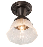 7.5"W Revival Summer Wheat Flush Mount