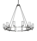 46"W Loxley Cayuga 12 Lt Chandelier