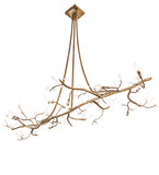 72"L Winter Solstice Budding Modern Chandelier