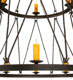 60"W Lakeshore 15 Lt Two Tier Chandelier